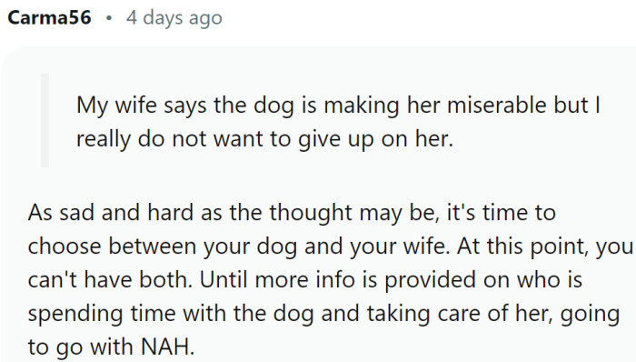 OP has to make some tough decisions