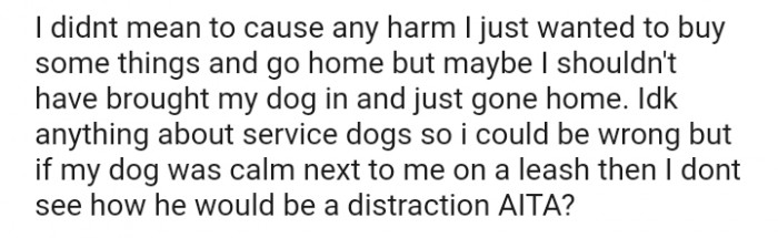 I Don't See How He Could Be a Distraction