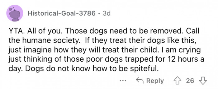 "Call the humane society."