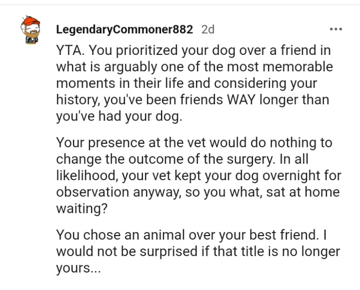 And the comments from other Redditors roll in...