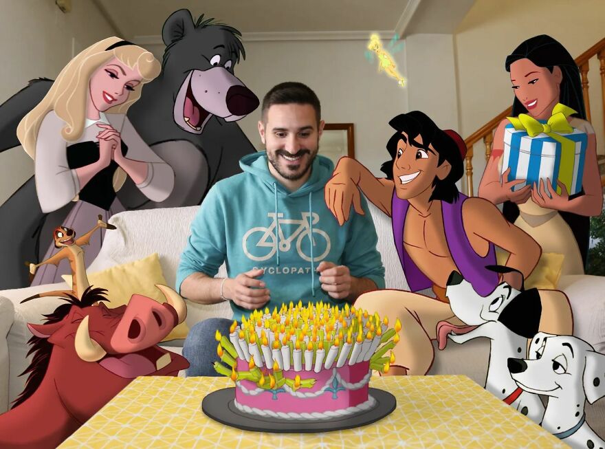 16. If you aren’t surrounded by Disney characters while the anticipation builds to blow off the candles from your animated cake, can you even claim you’ve had a birthday?