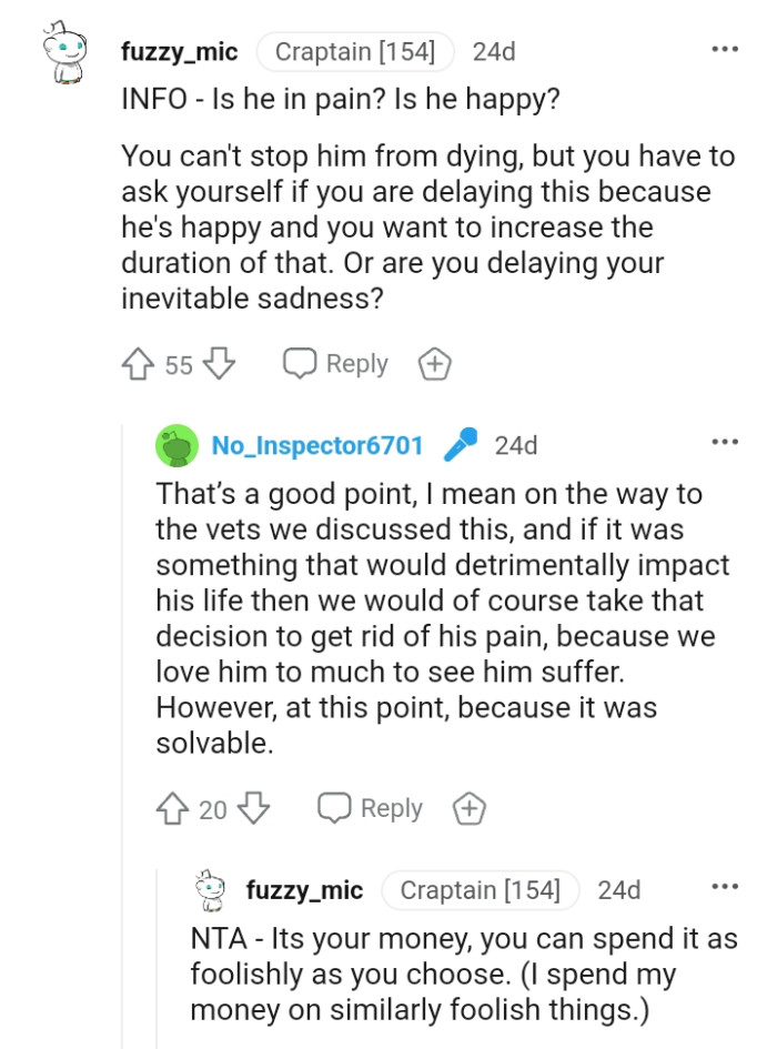 This Redditor made a really good point and the OP admits it