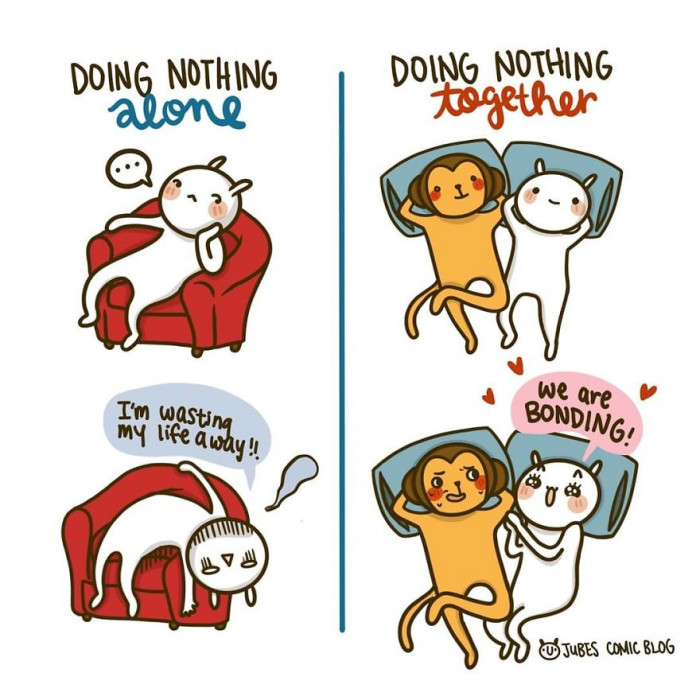 There's a difference when you procrastinate with your favorite person in the world