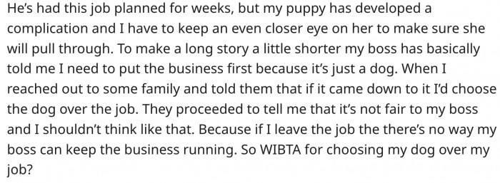 She has tough choices ahead. Reddit responds...