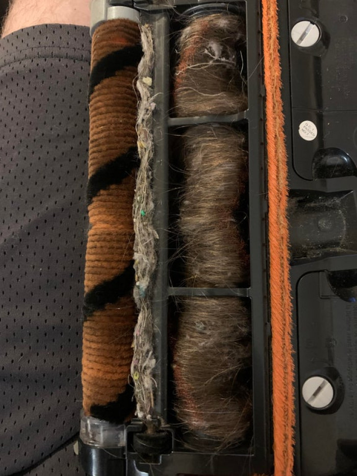 18. My wife wonders why the vacuum hasnt been working.