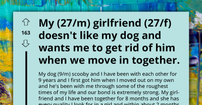 Confused Man Cries Out Online As His GF Is Making Him Choose Between Her And His Beloved Dog Of 9 Years