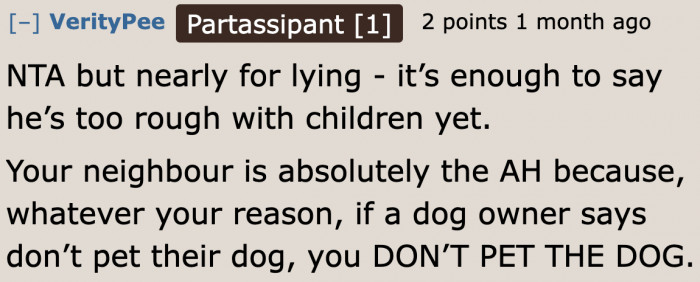 Neighbors should just listen to dog owners. No unnecessary drama is needed.