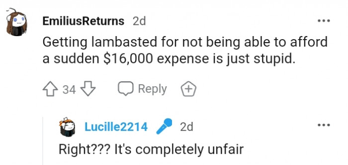 8. It is completely unfair