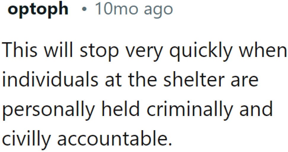 Somebody needs to make the staff criminally liable for their negligence.