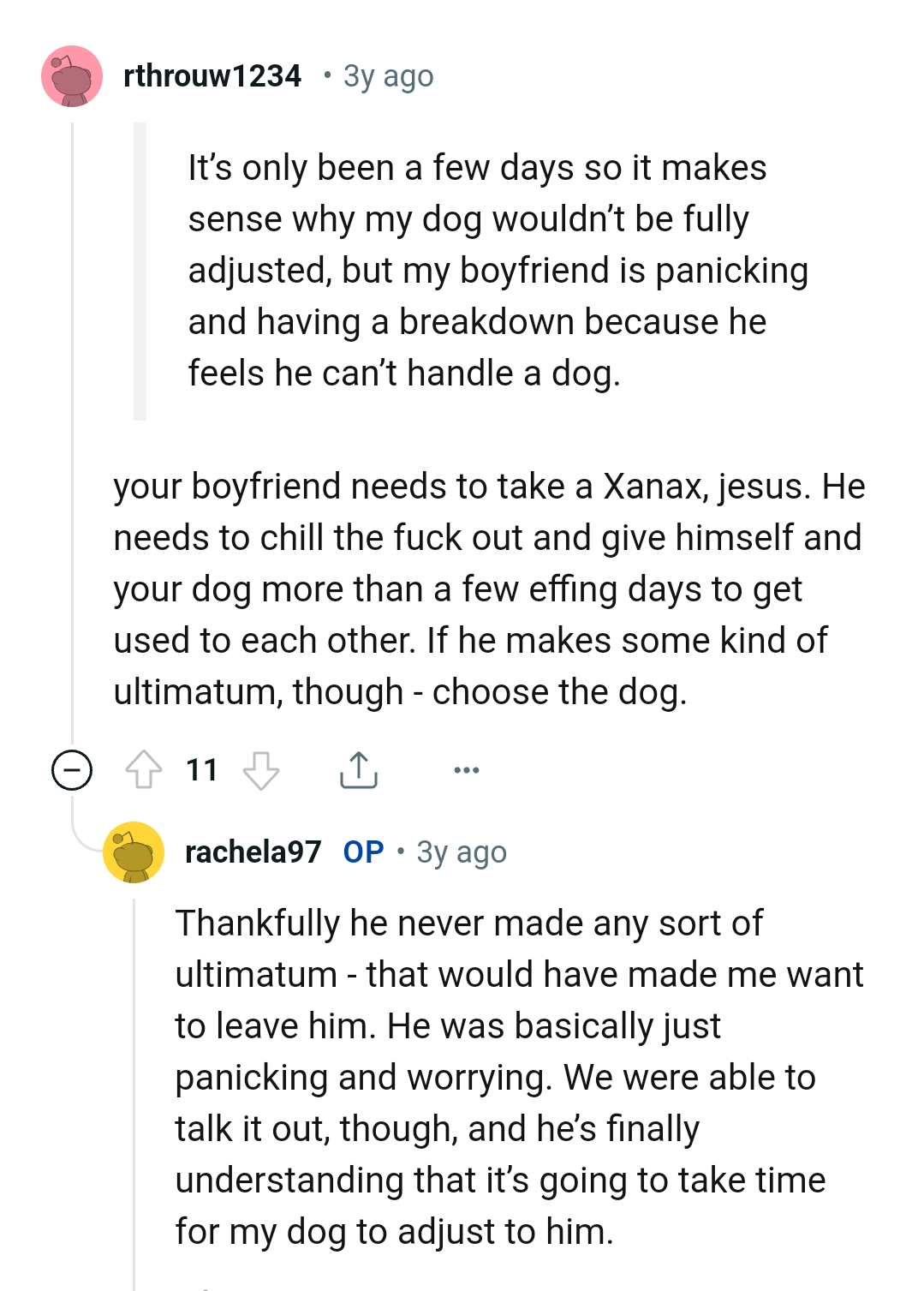 He needs to chill out