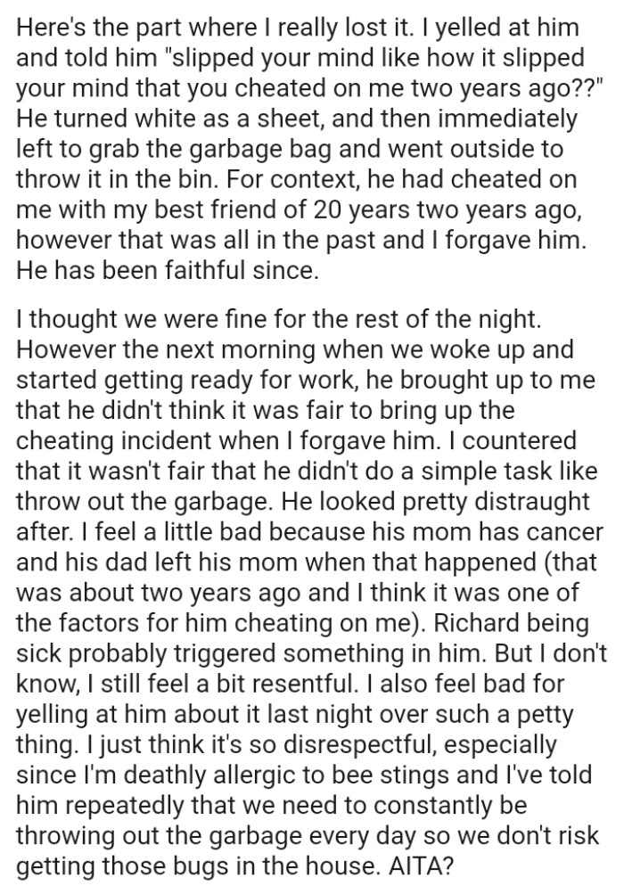 Lady Is Forced To GuiltTrip Her Husband With His Past So He Could Take