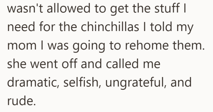 Drawing a boundary was taken as rejection instead of concern.