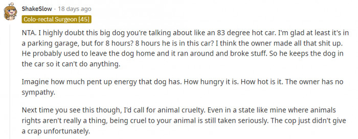 Most of the people who replied to this thread agreed with OP, justifying her actions.