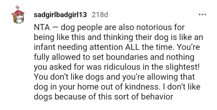 19. You're fully allowed to set boundaries