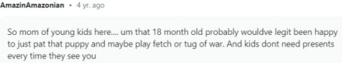 Mom of young kids' opinion