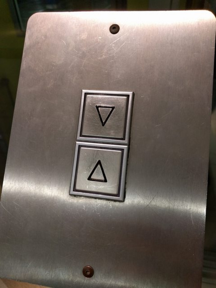 17. “These elevator buttons at my local supermarket.”