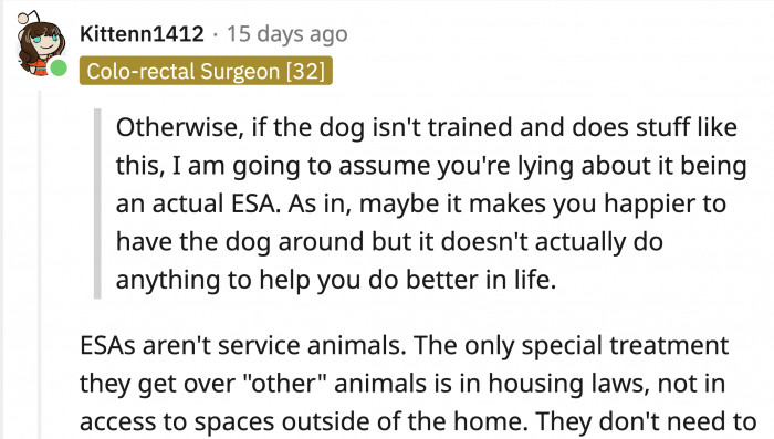 Someone clarified the difference