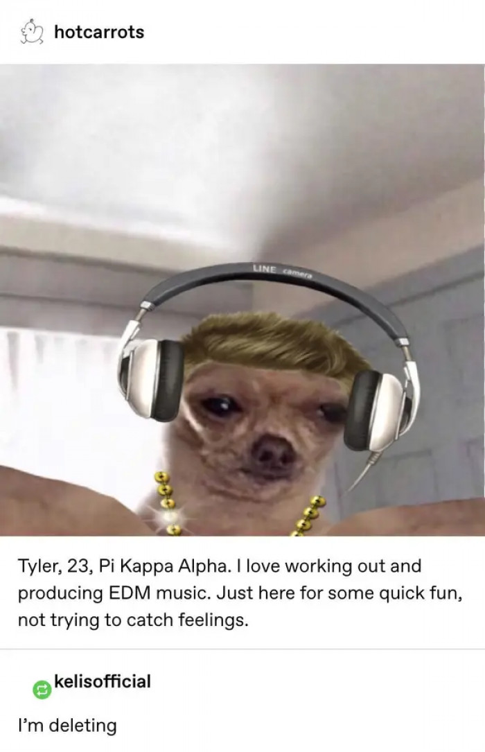 10. Who came up with this dating profile?