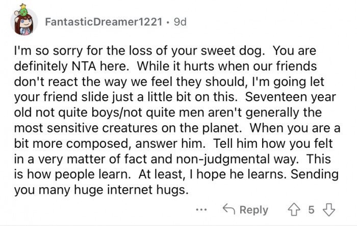 "You are definitely NTA here."