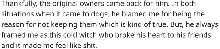 Her husband blames her for all of these unsuccessful adoptions and makes her sound like a