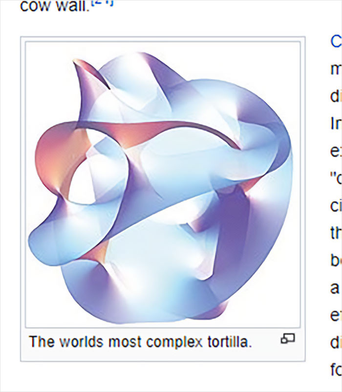 15. Rumor has it that the tortilla is made from beef.