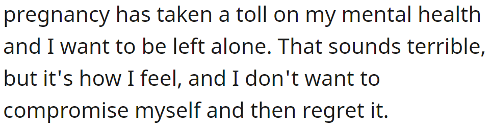 The OP values their friendship but doesn't want to add unnecessary stress to her current situation: