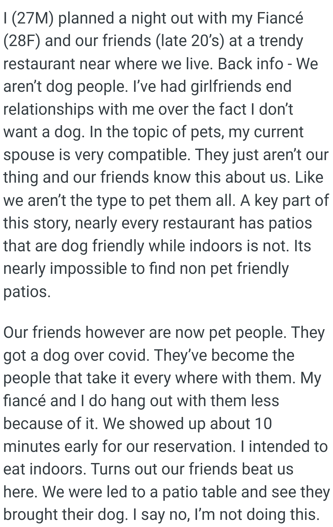 A key part of the story is that nearly every restaurant has patios that are dog-friendly