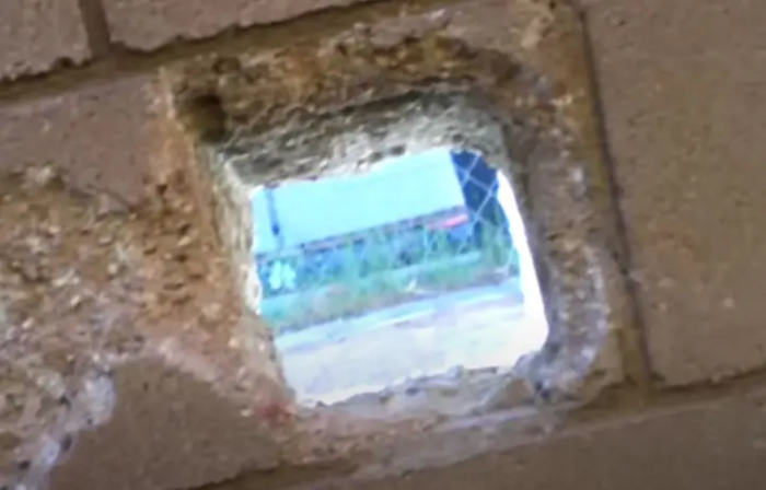 Big hole in the wall