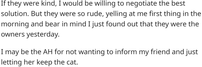The neighbor had posted in a group asking, although OP was not in the group. This morning, the neighbor came and shouted at OP, calling them 'stupid man' and 'stupid fool.'