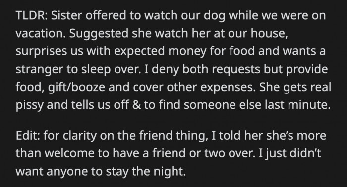 OP didn't bring it up again because he knew it was going to cause drama