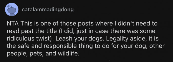 It's the responsible thing to do, even if your dog is friendly.