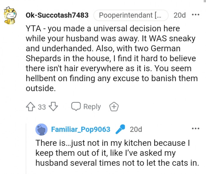 You seem desperate to find an excuse