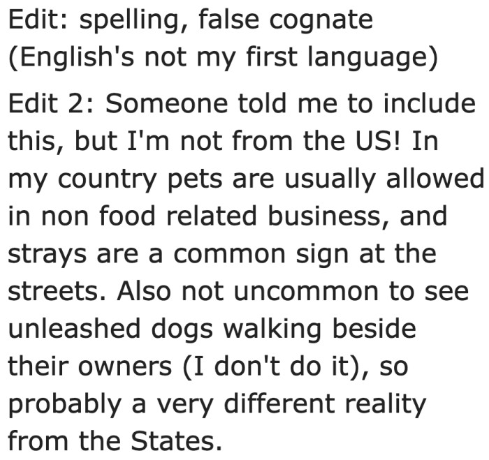 The OP also revealed that they aren't from the US.