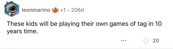 The kids will look back at this moment and remember the lies.