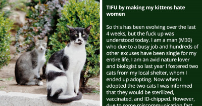 Redditors Offer Advice To A Man Whose Dating Life Is So Poor That His Kittens Have Become Woman-Haters