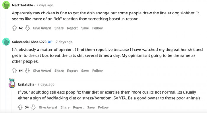 Some Redditors even shared advice about pet care.