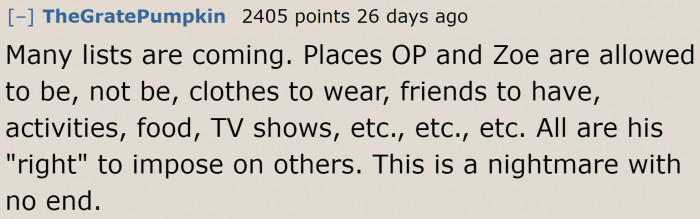 If she continues this relationship, it will probably worsen.