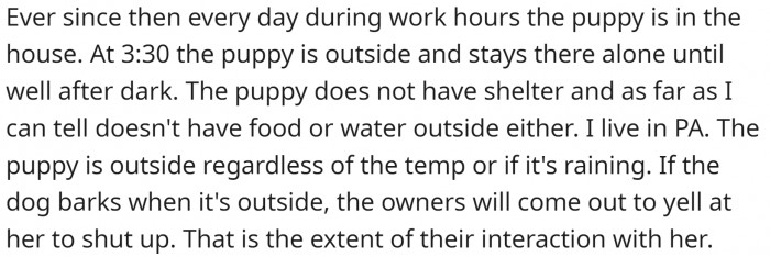 The list of ways they are neglecting it is quite long