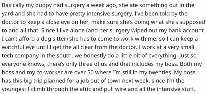 Here's how it started.