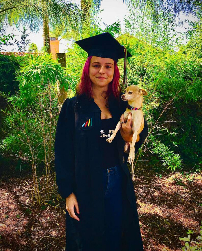 Trist first met Jazzy at San Diego Humane Society years ago