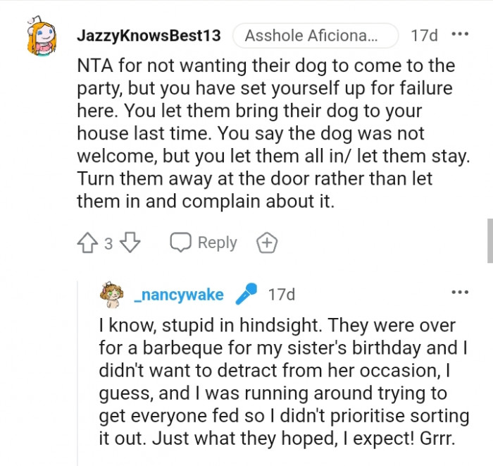 You let them in and let them stay