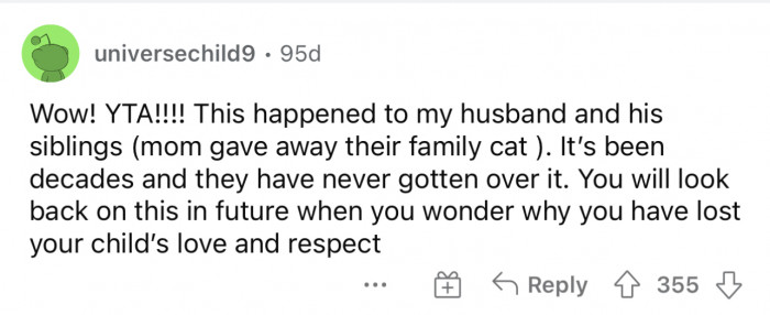 Right off the bat people started calling him TA in this situation.