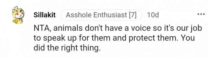 2. Animals don't have a voice so we are their voice