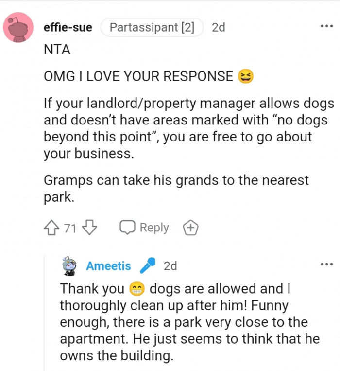 4. You are free to go about your business