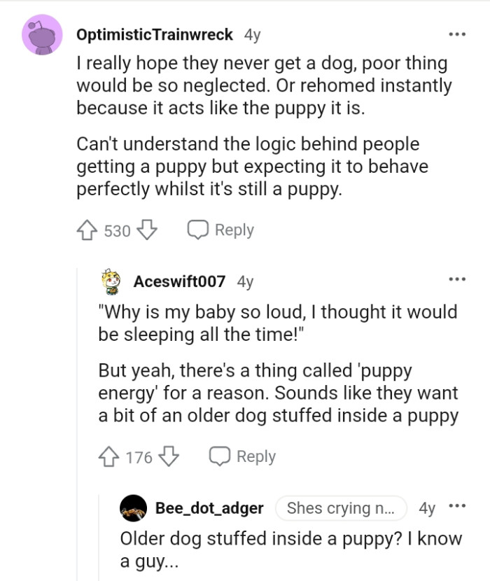 This Redditor Just Can't Seem to Understand the Logic