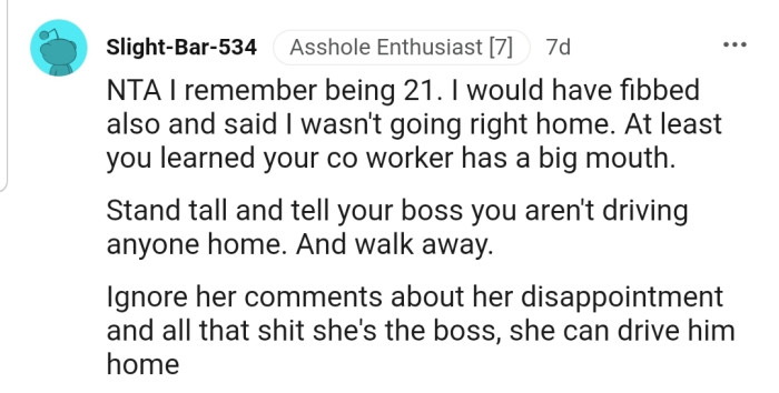 Employee Gets The Heat After Lying To Avoid Driving Disabled Coworker Home