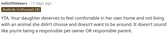 It's pretty rude not to consider her needs at all and just keep the puppy regardless of how she feels.