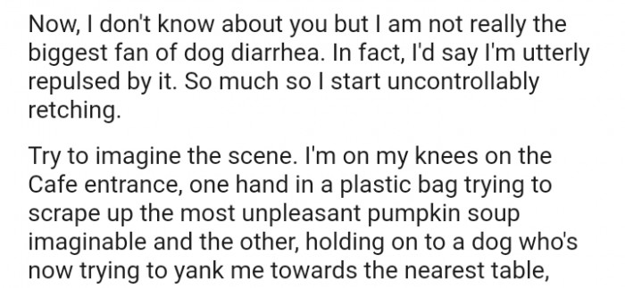 I'm utterly repulsed by it