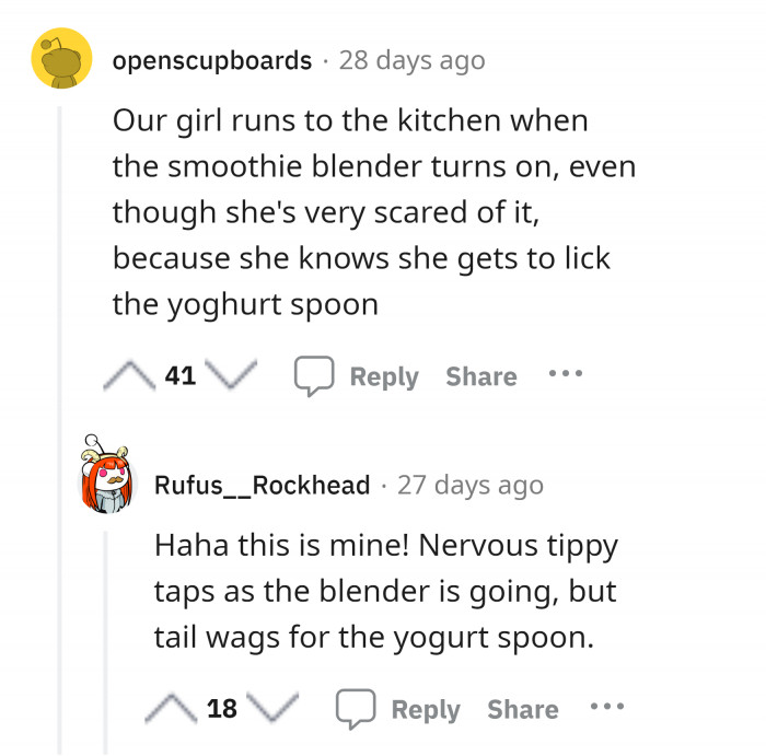 11. Scary, but I got to taste some yogurt.