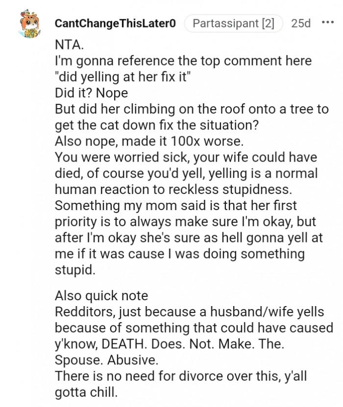 7. Yelling is a Normal Human Reaction to Recklessness